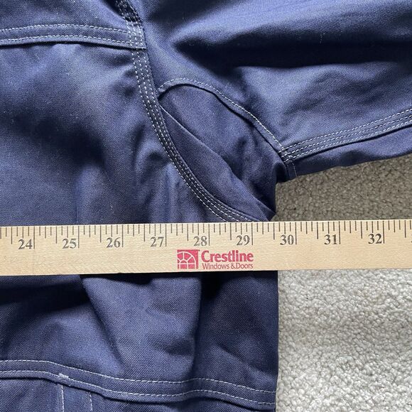 Carhartt FR Full Swing Quick Duck Lined Jacket Relaxed Fit Navy Blue Men's 2XL T - Picture 13 of 15